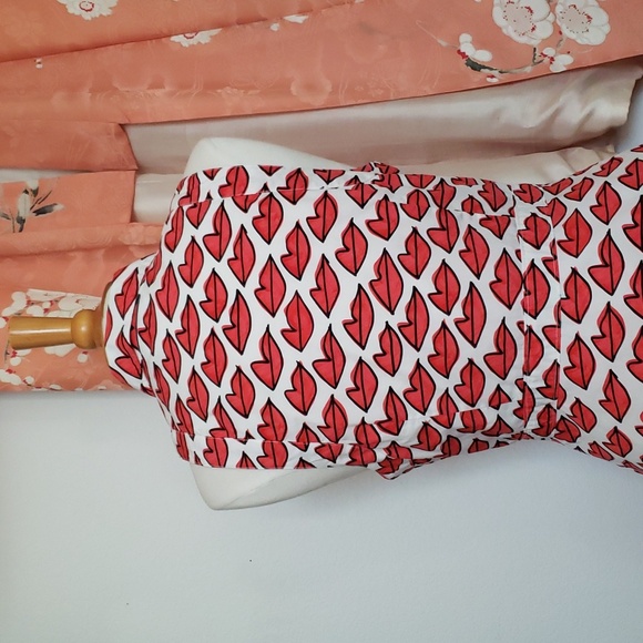 Anthropologie X Ann Howell Bullard Smooching Kiss Dress Size 12 - Picture 6 of 15